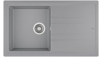Гранитна мивка, Stone 50 B-TG СИВ МЕТАЛИК