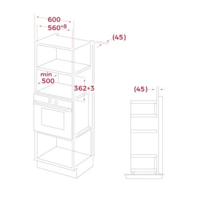 Микровълнова фурна с грил за вграждане ТЕКА, MWE 202 FI