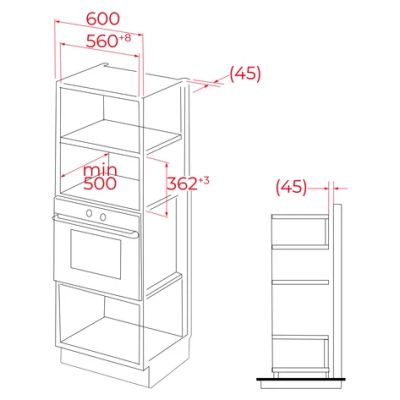 Микровълнова фурна с грил за вграждане ТЕКА, MWE 225 FI