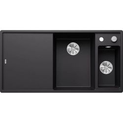 Кухненска мивка BLANCO AXIA III 6 S, дясно корито- цвят Черен