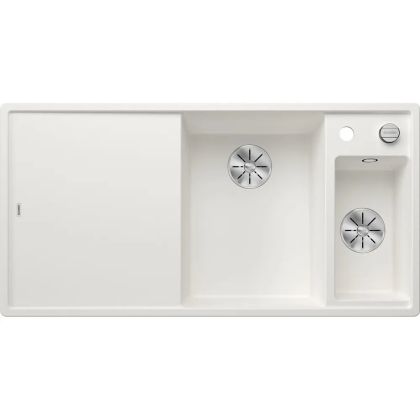Кухненска мивка BLANCO AXIA III 6 S, дясно корито - цвят Бял