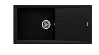 Кухненска мивка Teka, Stone 60 L-TG ЧЕРЕН МЕТАЛИК