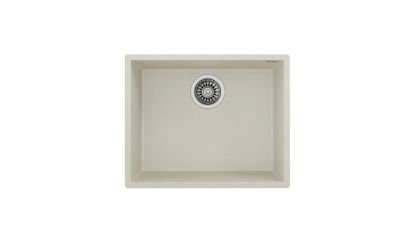 Подплотова гранитна мивка за шкаф, Square 50.40 TG КРЕМ