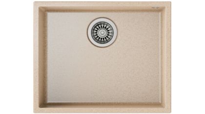 Подплотова гранитна мивка за шкаф, Square 50.40 TG БЕЖОВА