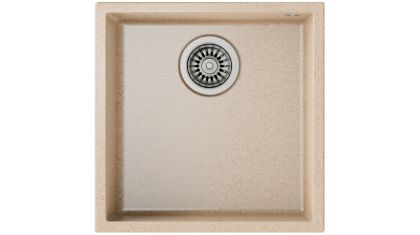 Подплотова гранитна мивка за шкаф, Square 40.40 TG БЕЖОВА