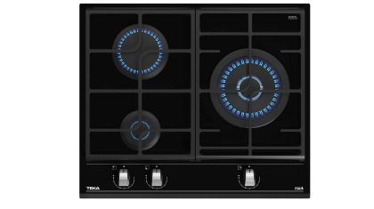Стъклокерамичен газов плот TEKA, GZC 63310 XB, 3 горелки
