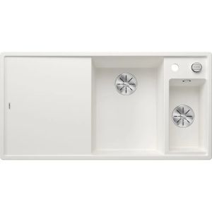 Кухненска мивка BLANCO AXIA III 6 S, дясно корито - цвят Бял