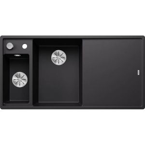Кухненска мивка BLANCO AXIA III 6 S, ляво корито- цвят Черен