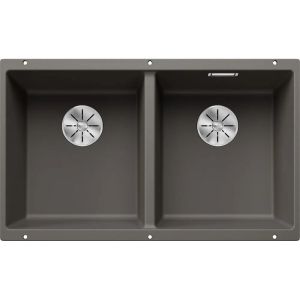 Кухненска мивка BLANCO SUBLINE 350/350-U - цвят Вулканично сив
