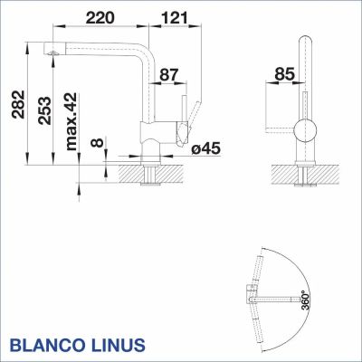 Смесител за кухня BLANCO, LINUS