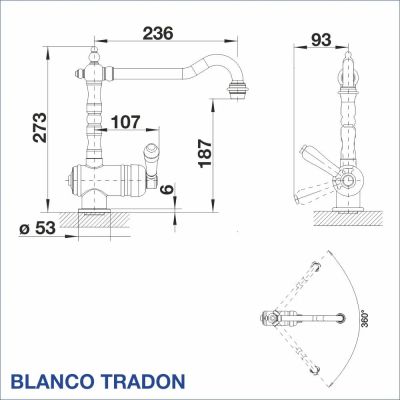 Смесител за кухня BLANCO, TRADON