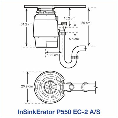 Диспозер InSinkErator, ISE PREMIUM 550