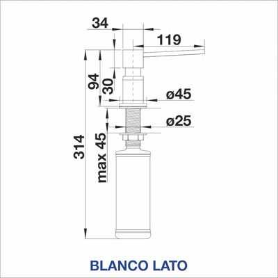 Дозатор за течен сапун BLANCO, LATO