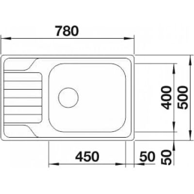 Кухненска мивка BLANCO, DINAS XL 6S COMPACT