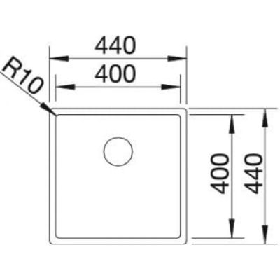 Кухненска мивка BLANCO, CLARON 400-IF