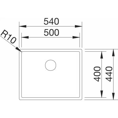 Кухненска мивка BLANCO, CLARON 500-IF