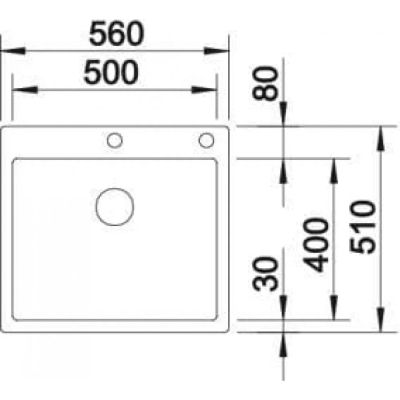 Кухненска мивка BLANCO, CLARON 500-IF/A
