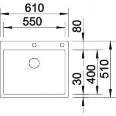 Кухненска мивка BLANCO, CLARON 550-IF/A