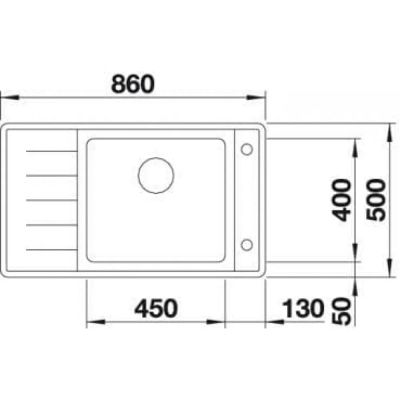 Кухненска мивка BLANCO, ANDANO XL 6S-IF Compact