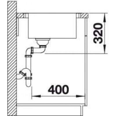 Кухненска мивка BLANCO, ANDANO XL 6S-IF Compact