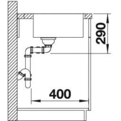 Кухненска мивка BLANCO, ANDANO 340/340-IF/A