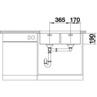 Кухненска мивка BLANCO, ANDANO 340/340-U