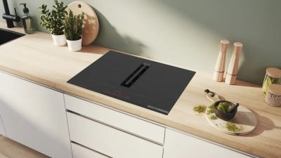 Индукционен плот с вградена вентилация BOSCH, PVQ731H26E