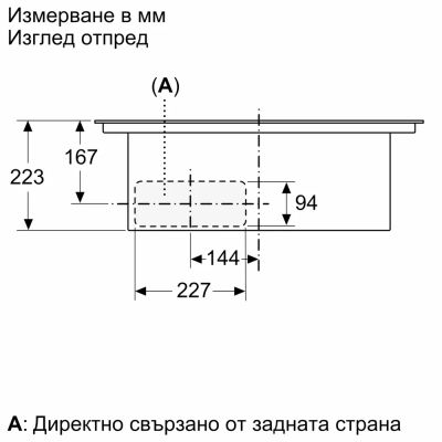 Индукционен плот с вградена вентилация BOSCH, PVQ731H26E