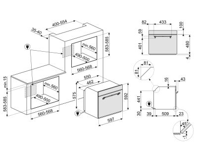 Ретро фурна SMEG, SFP67C1TPO