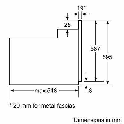 Фурна за вграждане BOSCH, HBF154ES0