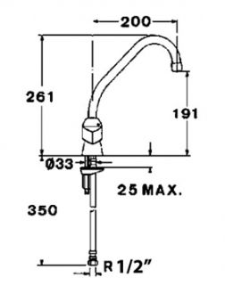 Смесител за кухня Тека Laser 